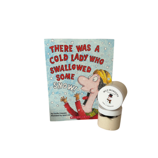 There Was A Cold Lady Who Swallowed Some  SNOW Book Bundle